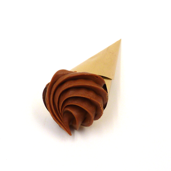 Handmade Gianduja cornets